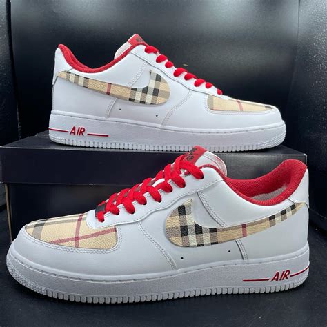 nike air force burberry|air force 1 crosses.